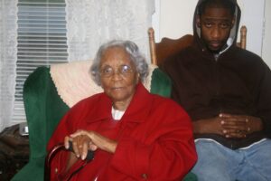 Grandma and Jerome in room